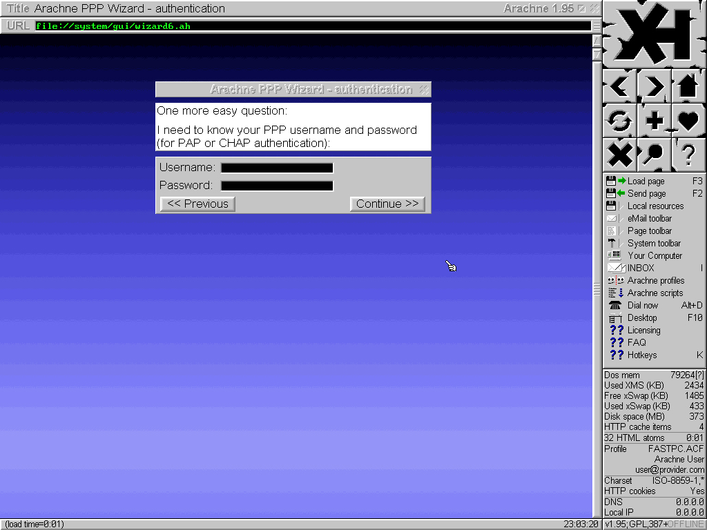 Arachne installation - Screenshot 17